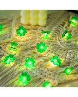 Copper Wire Lights Plastic PVC LED Wire Light Four Leaf Clover Light Party Decorations