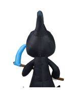 Halloween Inflatable 1.8m Scythe Black Ghost Inflatable Model Funny Halloween Decorations - EU Plug
