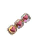 Sweet pink clip headdress hairpin female one word clip no trace side forehead bangs broken hair side clip hairpin hair accessories