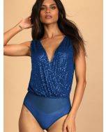 High-end glitter nightclub sexy V-neck backless ladies evening dress jumpsuit temperament elegant all-match base wholesale