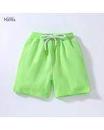 Little maven children's pants 2023 summer new children's clothing knitted cotton tie rope boys' pants