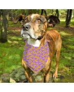 Pet saliva scarf Halloween dog cat printed scarf  triangular scarf pet scarf
