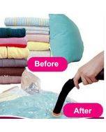 PE + PET Large Vacuum Pumping Compression Bags / Pouch Clothes Quilt Finishing Dust Bag Pouch, Single Pack