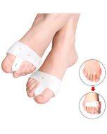 ZRWC27 silicone forefoot pad for correction of hallux valgus, daily toe separator insole