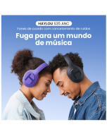 HAYLOU S35 ANC Fones De Ouvido Com Cancelamento De Ruído (Universal Comfort) Fone Design Moderno Som Incrível