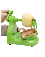 Multi-functional hand-operated fruit peeler