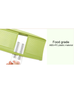 Multi-functional household kitchen chopper vegetable potato peeler (Colour: Green)