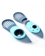 6 PCS Avocado Cutter Multifunctional Fruit Cutting Pitting Device Slicer Corer Peeler Separator