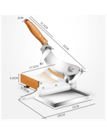 TXG-D016 Small manual Chinese medicine slicing guillotine household portable slicer (adjustable models)