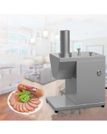 Electric Sausage Slicer Stainless Steel Desktop Ham Sausage Slicer CN Plug