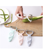 20 PCS Creative Stainless Steel Scraping Peeling Multi-function Vegetable and Fruit Peeler