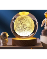3D Planet Crystal Ball(With LED Light Base)