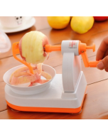 Plastic Stand Stainless Blade Apple Peeler Apple Slicer Home Products(Orange)