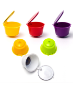 2 Sets Coffee Capsule Filter Cup For Dolce Gusto Coffee Machine Color Random Delivery