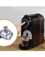Reusable Stainless Steel Coffee Capsules with Multiple Filling Coffee Filters(Silver)