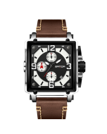 Sanda 5304 Quartz Men's Watch Three Eyes Six Hands Simple with Calendar Waterproof Watch