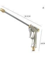 Bocal de mangueira de jardim,Bico da mangueira de jardim, pistola pulverizadora para lavagem de carros de alta pressão, bocal portátil da mangueira de água, pressão de água ajustável para regar, animal de estimação para banho,