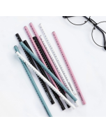Standard pencils drawing pencils 2B pencils school stationery office supplies English letter models, random colors