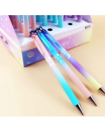 Cute star series moon stars creative automatic pen for children school supplies stationery Color Random