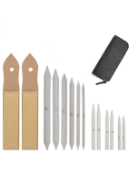 15 In 1 Blending Smudge Stump Stick Tortillon Sketch Art Drawing Sketcking Pen With Deep Gray Bag