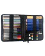 51 PCS / Set YOVER Sketch Pencil Set Water Soluble Color Lead Art Painting Kit(Black)
