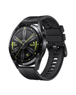 HUAWEI WATCH GT 3 Smart Watch 46mm Black Rubber Wristband, 1.43 inch AMOLED Screen (CN Version)