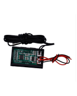 50~110C LED Thermometer Detector Sensor Probe 12V Digital Thermometer Monitor (Red)
