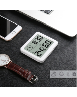 Multi-function automatic electronic temperature and humidity monitor clock with 3.2-inch large LCD screen