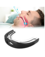 YJK100 Silicone+ABS Stop Snoring Device (Color: Black)