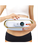 Intelligent Abdominal Massage Hot Belt Abdominal Kneader Abdominal Massager (White Far Infrared)