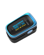 Finger Pulse Oximeter Finger Pulse Blood Oxygen Saturation Monitor, 131R Blue Black(English Manual)