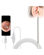 i95 3-in-1 USB Visual Ear Cleaner 0.3 Megapixel Cable Length 1.75m (Color: White)