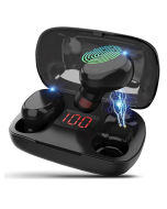 Audífonos bluetooth CHEELOM, Audífonos Inalámbricos de entretenimiento,Impermeable y Reduce el Ruido CVC8.0, mini audífonos deportivos con interfaz con micrófono