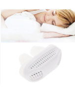 2-in-1 ABS Silicone Stop Snoring Device + Air Freshener (Color: White)
