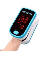Finger Pulse Oximete LED HD Display Portable Oximeter Equipment Blood Oxygen Monitor Pulse Oximeter(Blue)