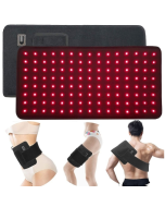 120 LEDs Red Light + Infrared Light Therapy Belt For Back Shoulder Waist Pain Relief AU Plug