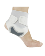 Thin breathable compression ankle sprain strap