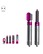 5-in-1 Hot Air Comb Automatic Curling and Straightening Hair Dryer