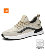 Xiaomi Youpin 2023 Summer Casual Sneakers for Men Shoes Mesh Breathable Walk Shoes for Men Rubber Outsole Non-slip Men's Shoes