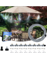 15m low pressure outdoor trampoline humidifying and cooling trampoline garden hose atomizing nozzle set