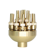 All-copper adjustable three-layer flower nozzle water feature layer flower fountain equipment