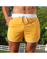 Crazy Muscle Men's Shorts Spliced Summer Casual Beach Shorts Waterproof Loose Breathable