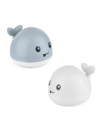 Whale toy that squirts water