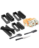 11-in-1 Sushi Mould with Sushi Knife Rice Ball Mould DIY Home Creative Cooking Sushi Roll Combo Set