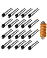 20 pieces for sale Slanted double-headed stainless steel large spiral non-stick croissant mold croissant tool