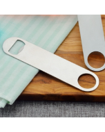 Sold 2 pieces per piece, stainless steel bottle opener, creative multi-purpose beer and soda cap opener