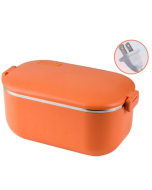 48W 1L 304 stainless steel heated lunch box pluggable