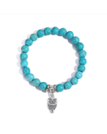 Women's Beaded Bracelet with Turquoise in Ethnic Style