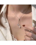 Women's Luxurious Bow Tie Necklace Choker, Specification: XL1773