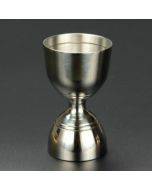 Stainless Steel Wine Measurer Ounce Cup Mixing Measuring Cup, Color:Mirror Light